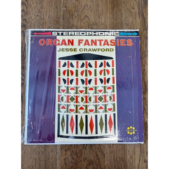 Jesse Crawford "Organ Fantasies" Vinyl Record Spin-O-Rama Album S-102-A - Picture 1 of 5